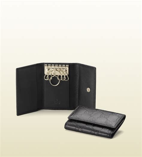 gucci mens key case|Gucci key case pouch.